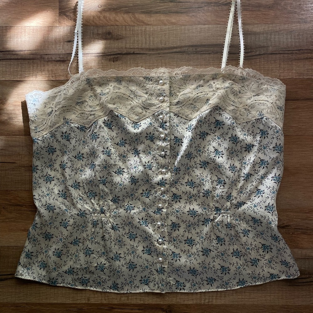 The Limited Floral Silk Top